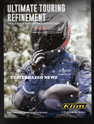 2024 Print Ad for Klim ''Ultimate Touring Refinement''