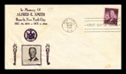 DR JIM STAMPS US COVER ALFRED E SMITH MEMORIAM FDC SCOTT 937 CROSBY PHOTO CACHET