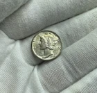 1940 P Mercury Silver Dime ☆☆ UnCirculated ☆☆ Lightly toned K462