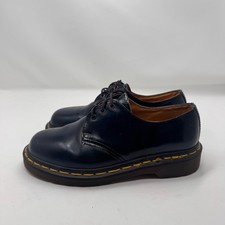 Dr Martens 1461 Classic navy Leather Oxford Shoes Made in England Womens Size 3