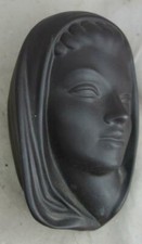 alte Keramik Wandmaske Karin 830