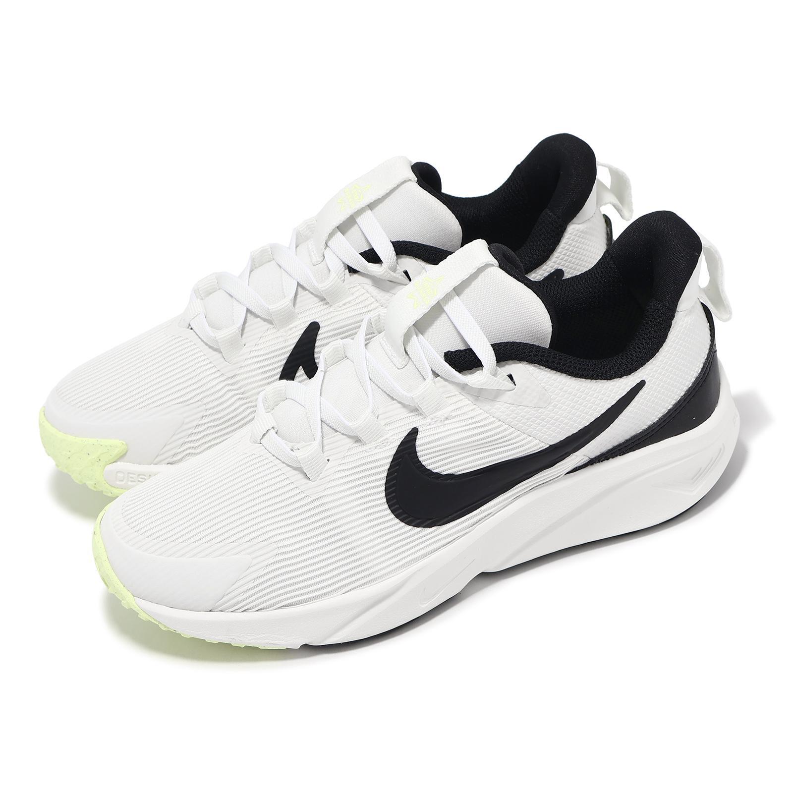 Nike Star Runner 4 NN PS Summit Белый Черный Бег для детей дошкольного возраста DX7614-102