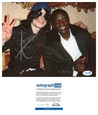 AKON SIGNED KONVICT RAPPER SINGER 8x10 PHOTO - ACOA COA