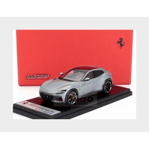 1:43 LOOKSMART Ferrari Purosangue Suv 2022 Silver Met LS540SE Model - Picture 2 of 3