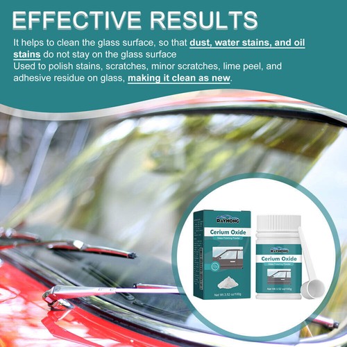 100g Deep Scratch Remover Repair Glass Polishing Kit Cerium Oxide Powder Clearn - Picture 8 of 12