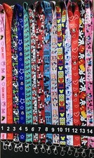 Lot 10 pcs mickey minnie mix Lanyard Mobile Phone ID Card KeyChain Holder gift