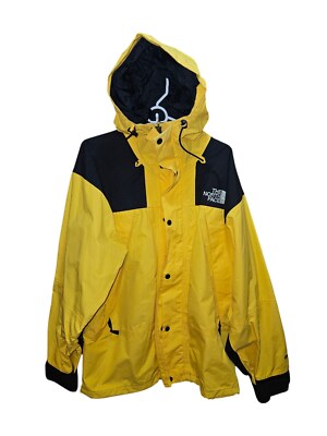 Men's The North Face Jacket 90's Gore-tex Large Yellow Black RN 61661