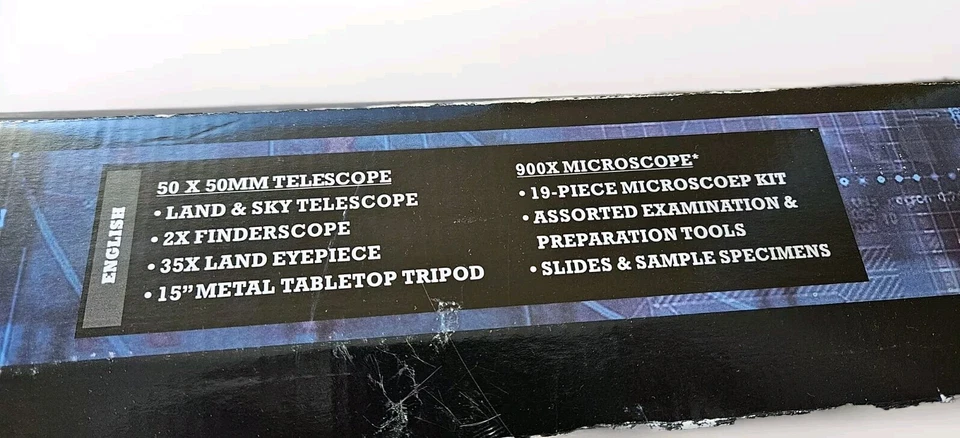 Tasco Specialty Telescope & Microscope Combo Kit 49TNW, Open Box, Not Used? - Image 2 of 4