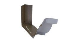 1 - Aluminum 6 - Inch Gutter Inside Strip Miter Color White