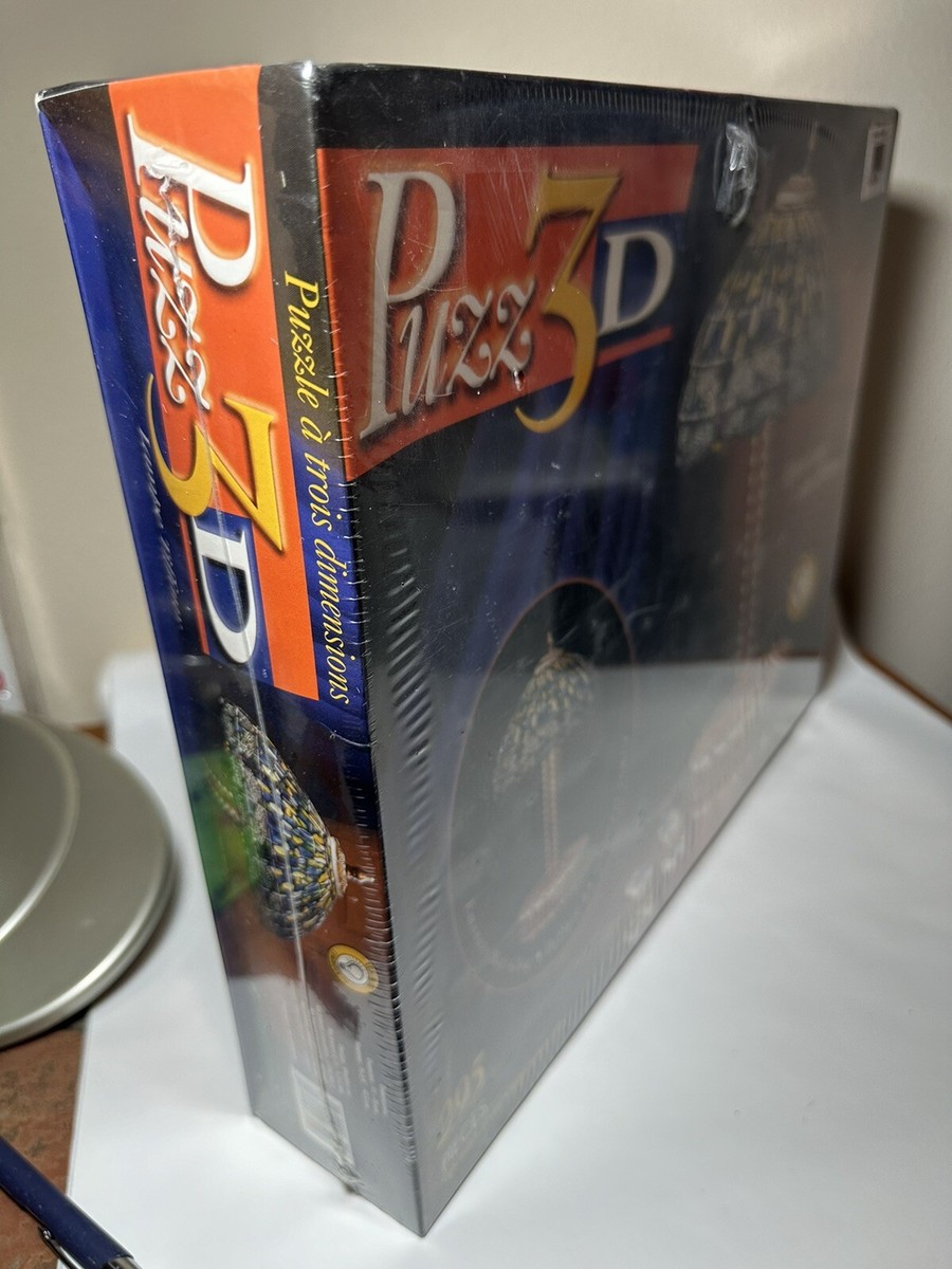 Puzz 3d Wrebbit Tiffany Lamp Puzzle Lights up NOS 295 Pcs Level