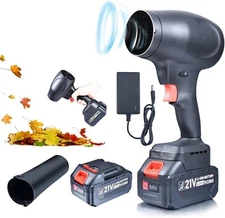 Mini Cordless Dry Blower Small Leaf Blower Turbo Blades，130000Rpm with 1 Battery