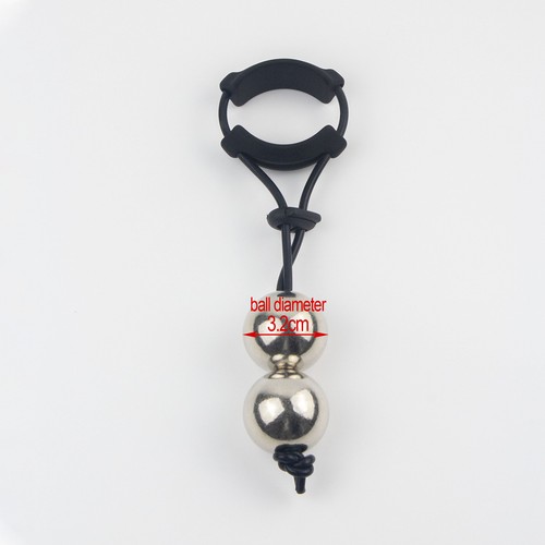 Penis Extender Ball Weight Stretcher Wearing Ring Enhancer Enlarger Stretchering - Picture 13 of 52