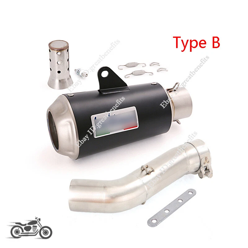 Silenciador silenciador de conexión de tubo de escape medio 51 mm para BMW C650 Sport 2016-2020 Foto 4 de 4