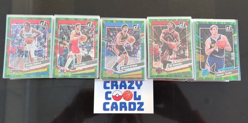 ๐2023-24 Panini Donruss Basketball Complete Base Green Holo Laser set 250 Cards - Picture 5 of 6