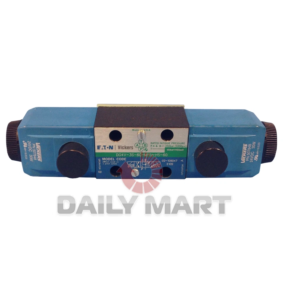 New In Box VICKERS DG4V-3S-6C-M-U-H5-60 Hydraulic Solenoid Valve