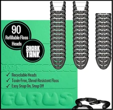 FLAUS Electric Flosser Refills 90ct Dental Floss Head Refills - Refillable Floss