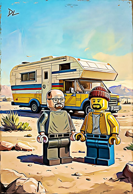 Breaking Bad ''The Minifigures'' Original Pop Art Print - 13 x 19 Poster
