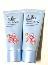 2 X Estee Lauder TAKE IT AWAY Makeup Remover Lotion Rose Design 1 oz/30 ml Each