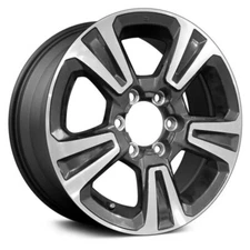 LKQ ALYTV033U30 - 5-Spoke Charcoal with Machined Face 17x7.5 Wheel - Remanufactu