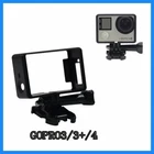 Black Standard Frame Border Housing Case Mount For GoPro Hero 3 Hero 3+ Hero 4