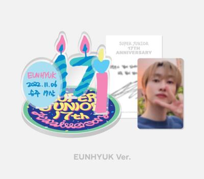 【新品未開封】SUPER JUNIORウニョク 17周年 公式グッズ 4点セット SUPER JUNIOR 17th Anniversary OFFICIAL MD Acrylic Stand & AR Voice