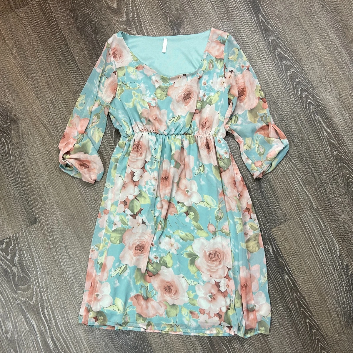 sachin and babi light blue dress Blue Smocked Cinched Front Maternity Maxi Dress – PinkBlush main image 1