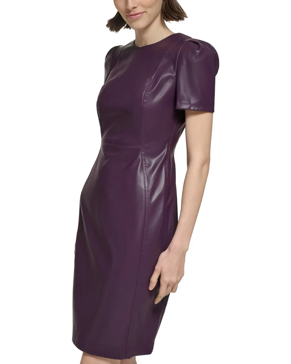 Calvin Klein Faux Leather Short Dresses for Women for sale | eBay