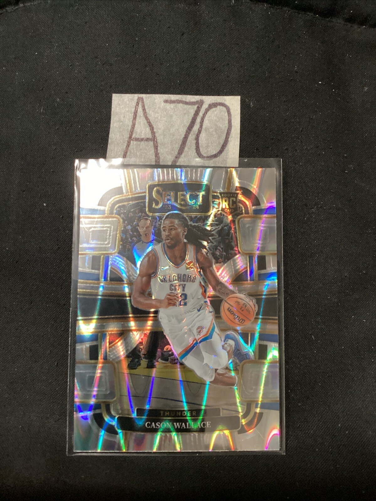 2023-24 Panini Select Tectonic Prizm Cason Wallace #88 Rookie