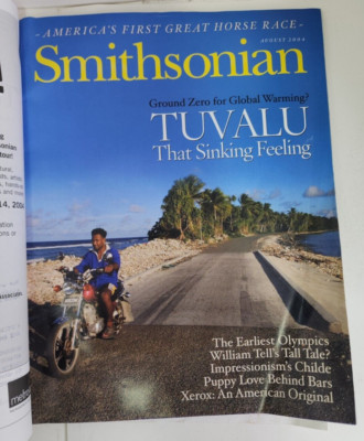 Smithsonian Magazine August 2004 Tuvalu Ground Zero for Global Warming