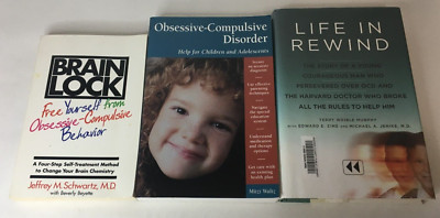 Lot of 3 OCD Obsessive Compulsive Disorder Self Help Guide Books Treatment