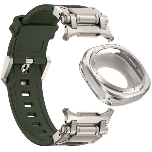 Weiches Silikon Band für Galaxy Watch Ultra Robust Robust Armband Metall Adapter - Bild 30 von 35