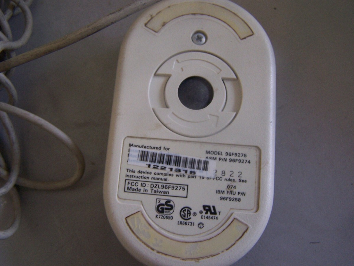 Vintage IBM PS/2 Mouse Model 96F9275 Guaranteed to work | eBay