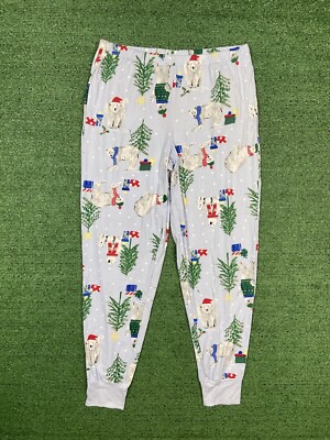Clothing Women's Polar Bear Pajama Pants Coca Cola Fleece