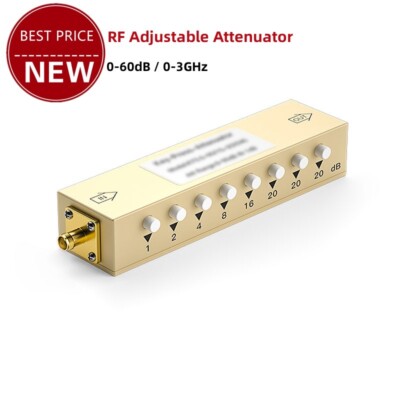 2W SMA - KK 0-60dB 0-3G RF Adjustable Attenuator Digital Step RF Attenuator tops