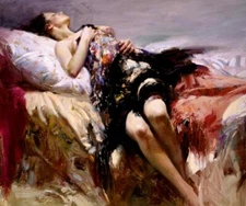 Pino (1939-2010) "Sensuality" Limited Edition Giclee on Paper, W/ COA