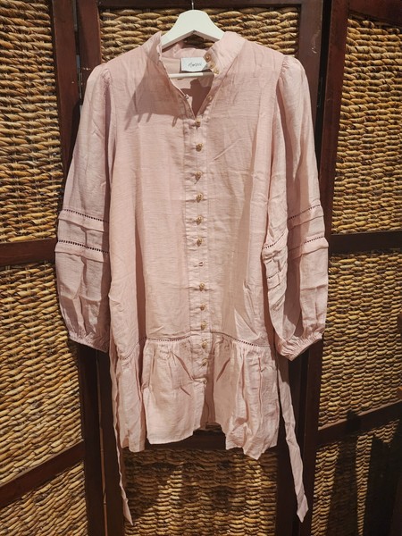 Esmaee Button Down Baby Doll Style Dress Size S Women's