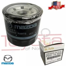Genuine Mazda OEM Engine Oil Filter Cartridge PE01-14-302B Gasket 99564-1400
