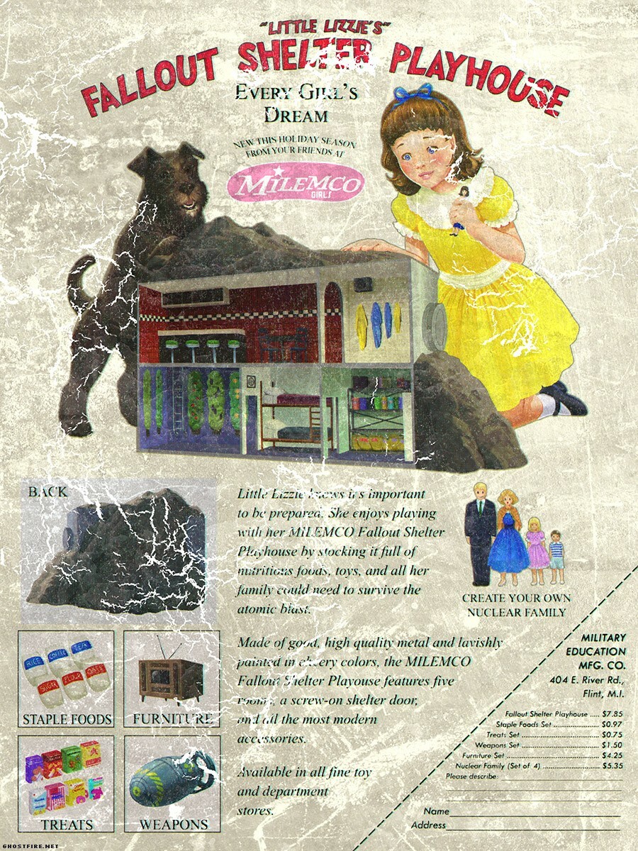 Alternate Universe Americana Atomic Ads Art Print 8x10