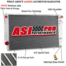 4 Row Aluminium Radiator For 1976-1996 Jaguar XJS V12 XJ12 AT 5.3 6.0L V12 Hot