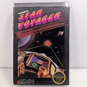 Star Voyager (Nintendo NES 1987) Authentic Tested & Working ~ 5 Screws COMPLETE