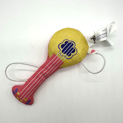Build A Bear Trolls World Tour Ukulele Guitar Yellow Wristie Teddy Accessory