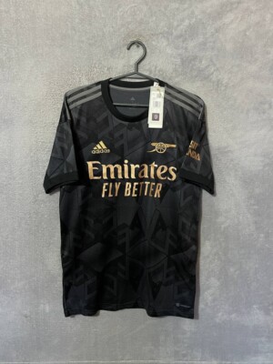 arsenal black jersey mens