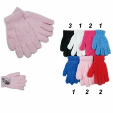 12 Pairs Men Women Assorted Fuzzy Cozy Fluffy Warm Magic Winter Gloves Knitted