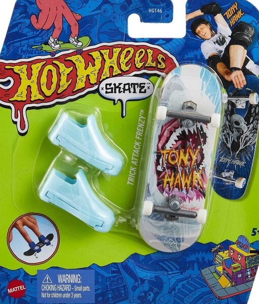 Hot Wheels Skate Tony Hawk Fingerboards & Skate Shoes Multipack