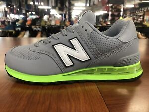 Details about New Balance Men's Size 7 ML574EWR Grey/Lime Green With Gel Sole $190 MSRP