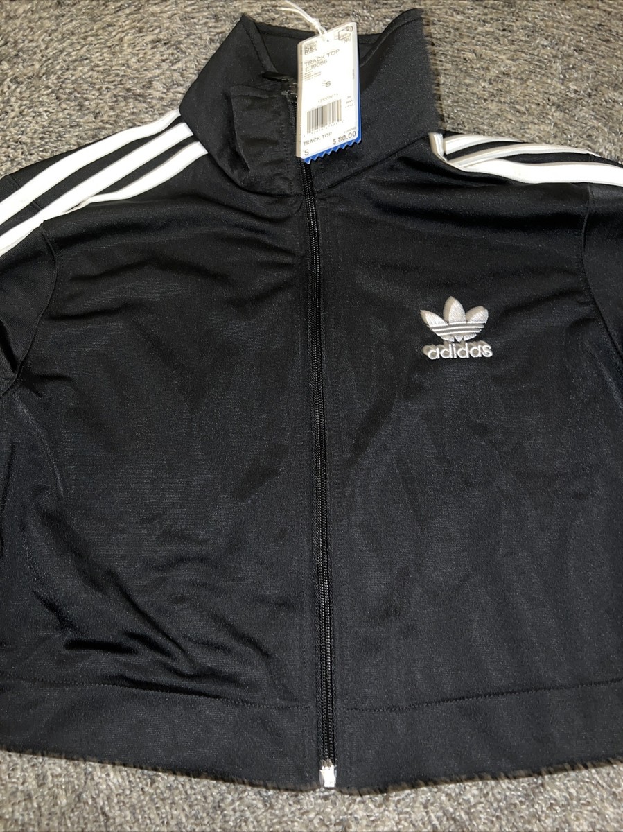 Adidas Bellista Cropped Track Jacket Black Womens Size S Adidas Bellista Cropped Track Jacket Black Womens Size S