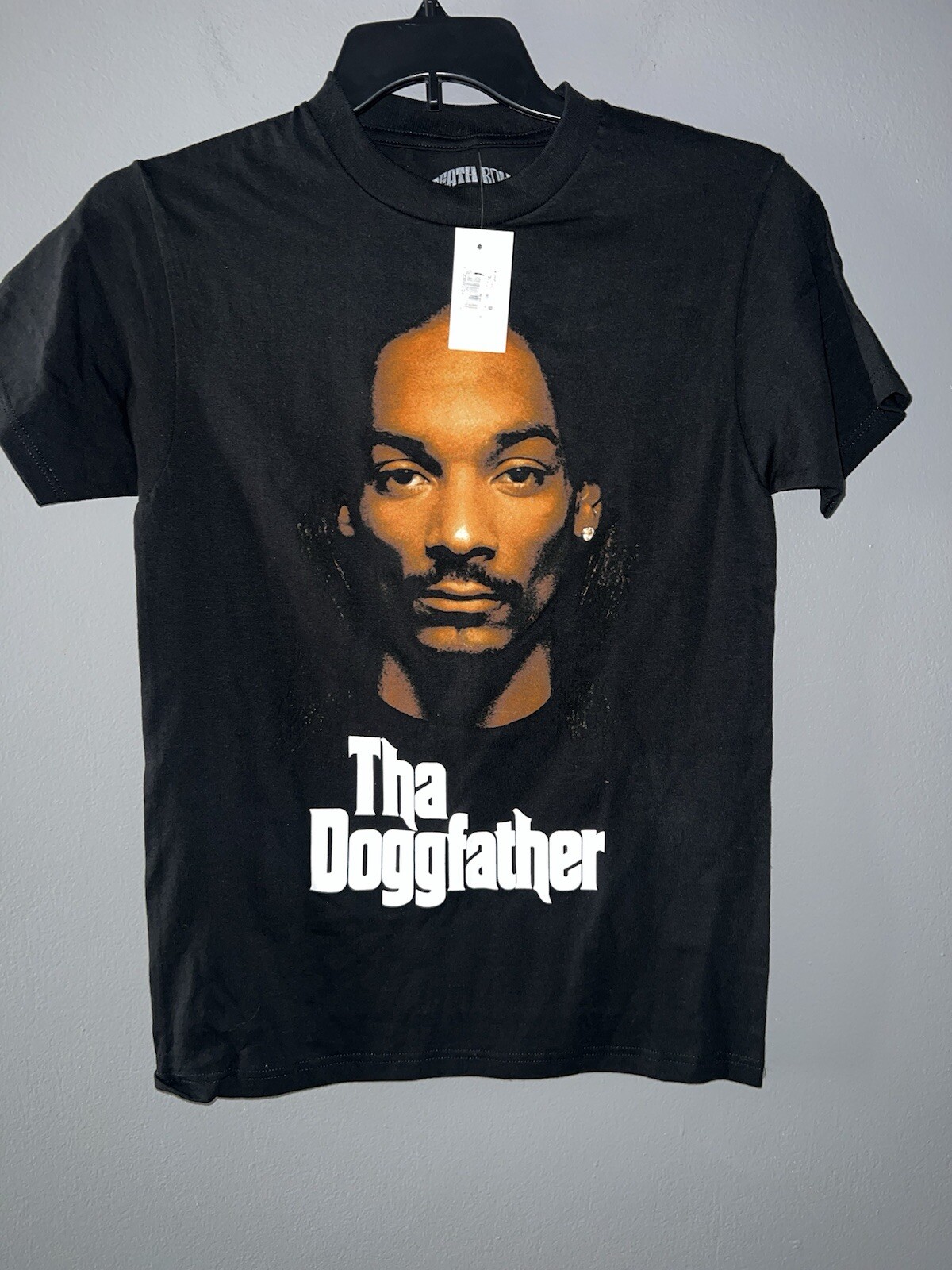 FILA T shirt Snoop Dogg Il Padrino Nero Uomo Piccolo Cane Death Row Records 382