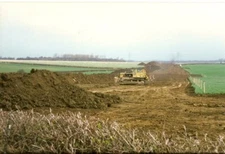 Photo 6x4 Tidying Up Great Gidding After most of the topsoil has been str c1996