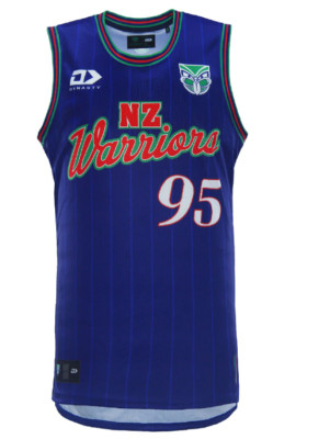 Dynasty New Zealand Warriors 2024 Basketball Singlet königsblau