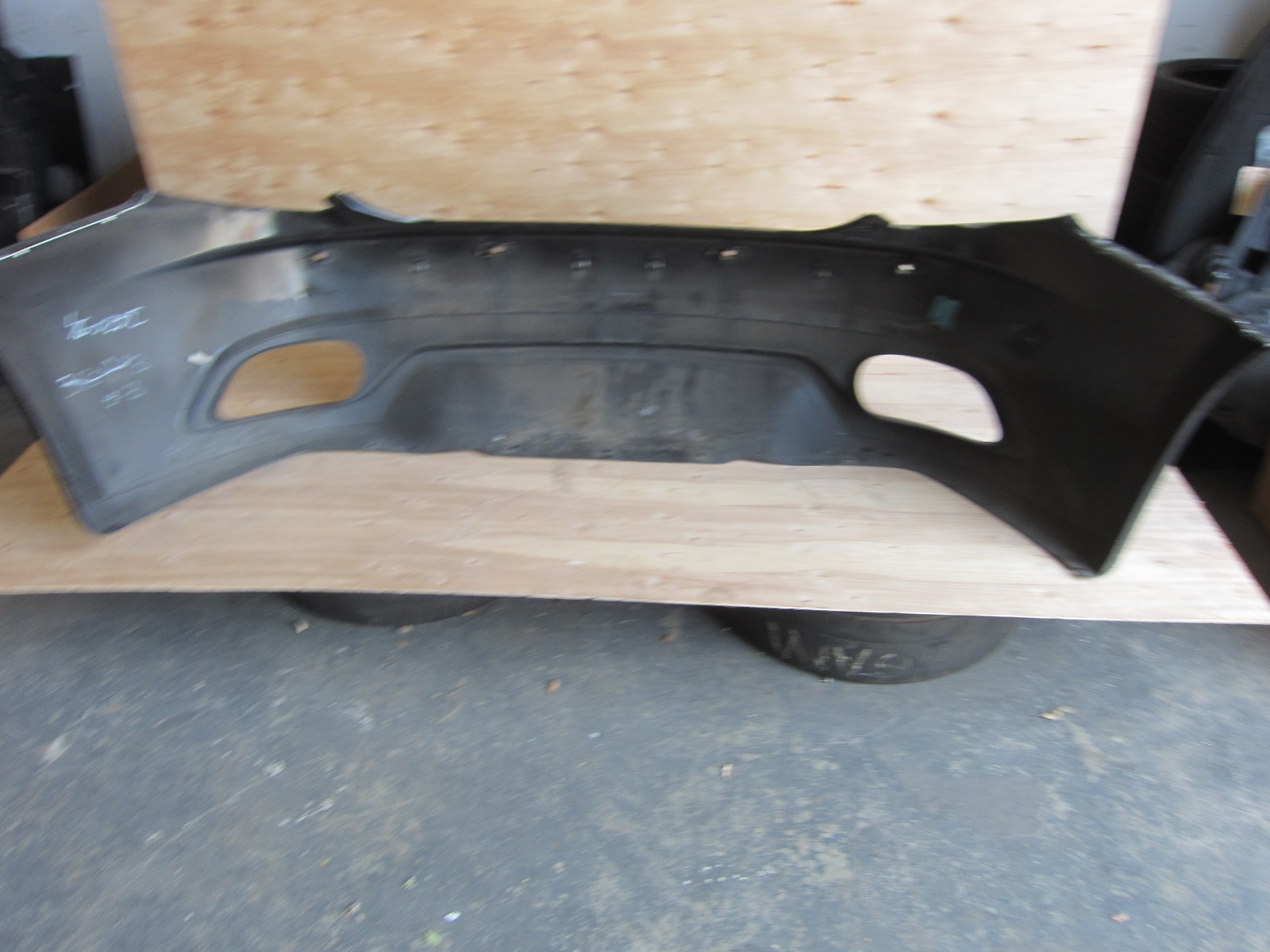 Maserati Gran Turismo  Rear Bumper.Black.Light Damage. Part# 980145004